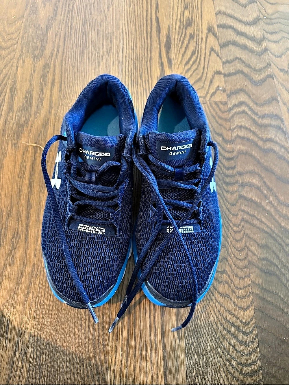 Under Armour Charged Gemini Running Shoes Blue Athletic Shoes US 6.5Y
